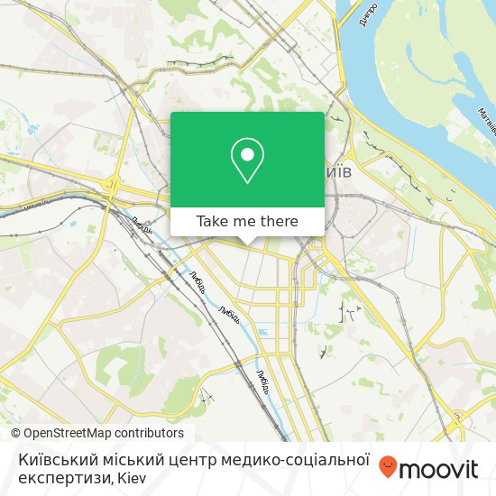 Київський міський центр медико-соціальної експертизи map