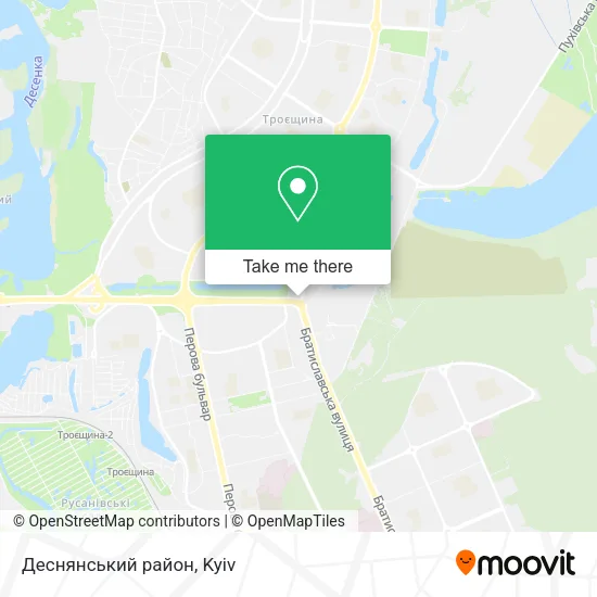 Карта Деснянський район