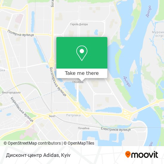 Дисконт-центр Adidas map