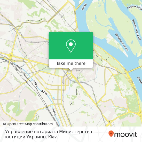 Управление нотариата Министерства юстиции Украины map