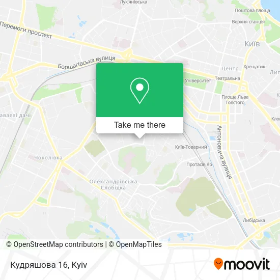 Карта Кудряшова 16