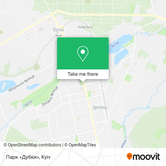 Карта Парк «Дубки»