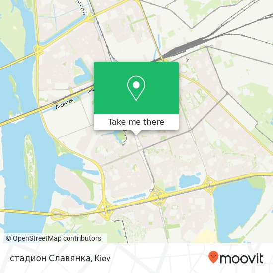 стадион Славянка map