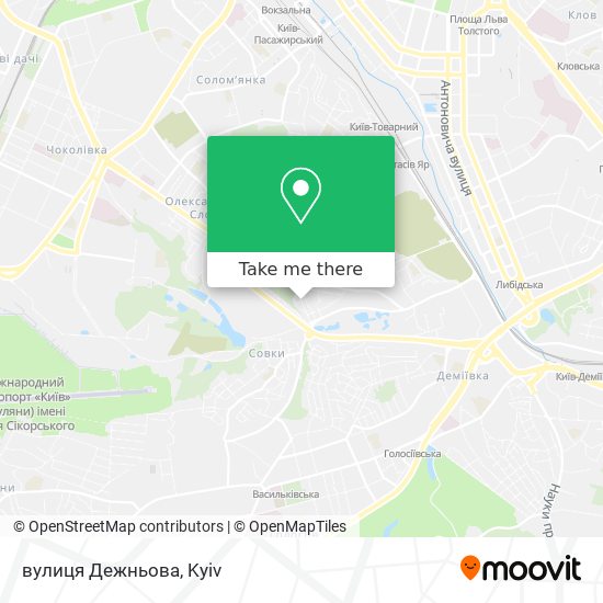 Карта вулиця Дежньова