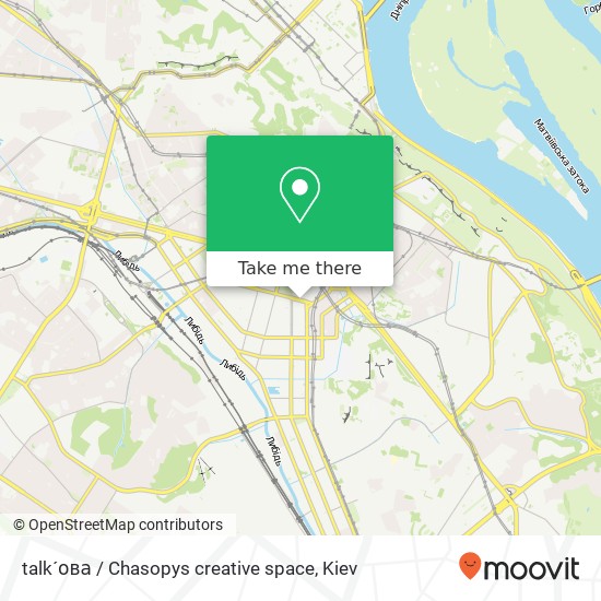 talk´ова / Chasopys creative space map