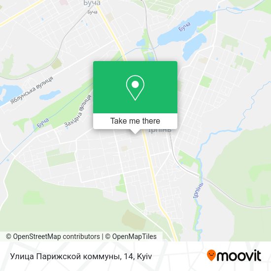 Карта Улица Парижской коммуны, 14