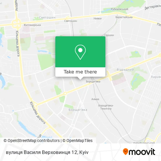 вулиця Василя Верховинця 12 map