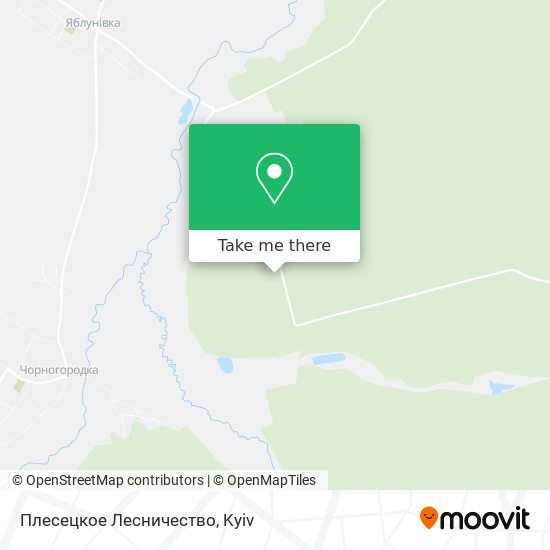 Карта Плесецкое Лесничество