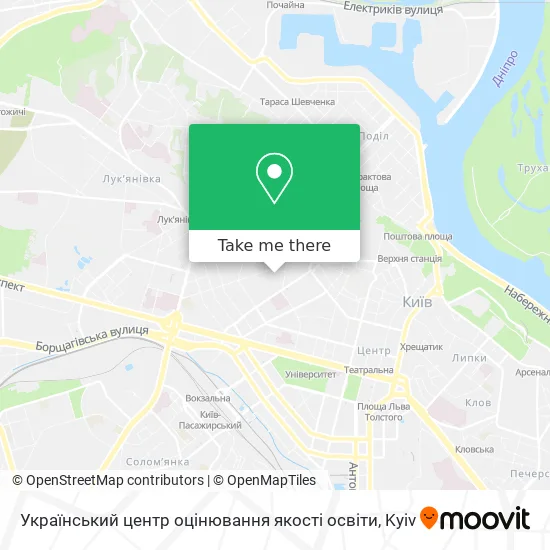 Український центр оцінювання якості освіти map