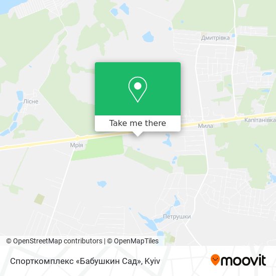 Спорткомплекс «Бабушкин Сад» map