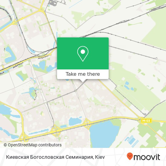 Киевская Богословская Семинария map