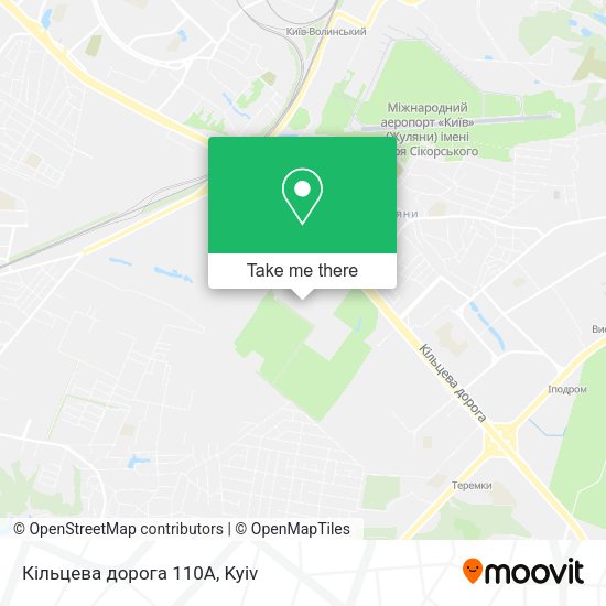 Карта Кільцева дорога 110А