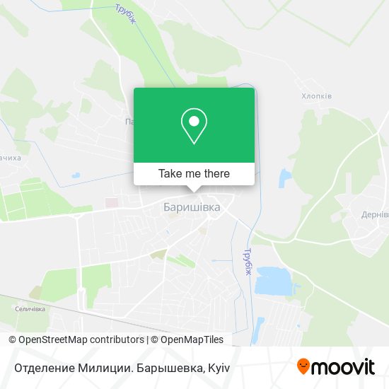 Отделение Милиции. Барышевка map