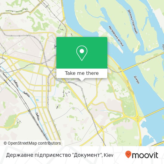 Державне підприємство "Документ" map