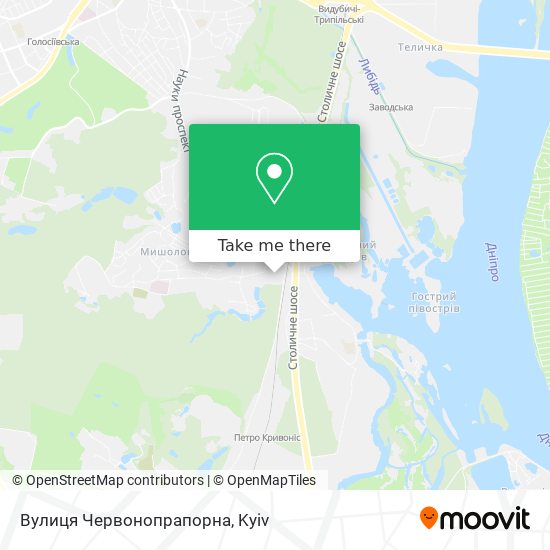 Вулиця Червонопрапорна map