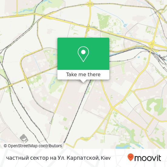 частный сектор на Ул. Карпатской map