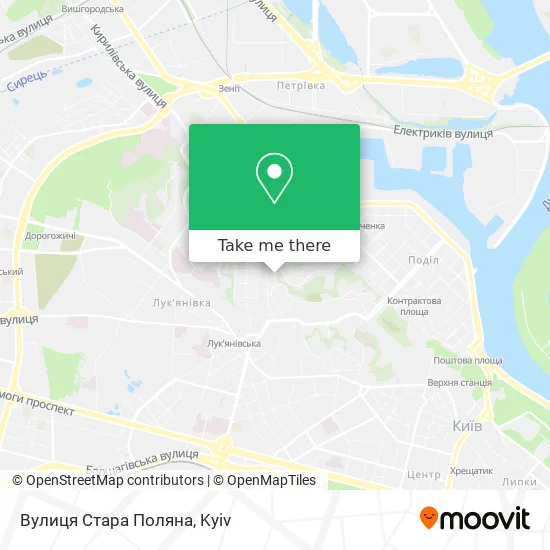 Вулиця Стара Поляна map