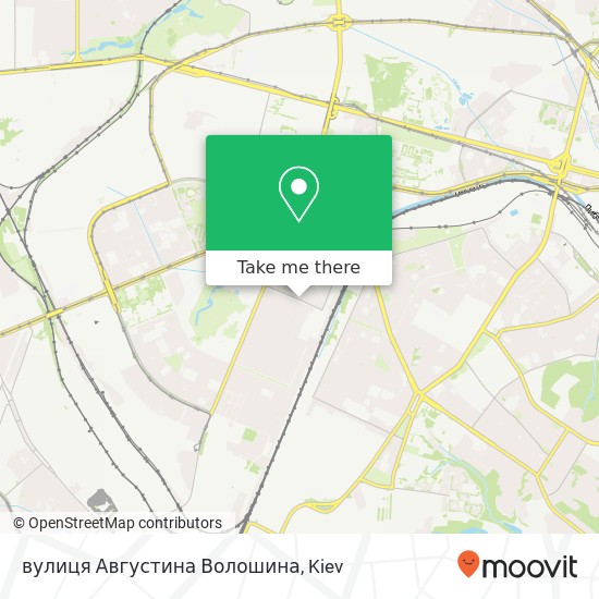 вулиця Августина Волошина map