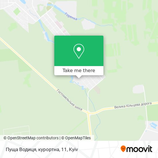 Пуща Водиця, курортна, 11 map