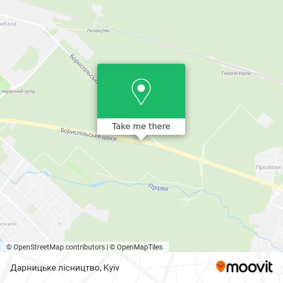 Дарницьке лісництво map