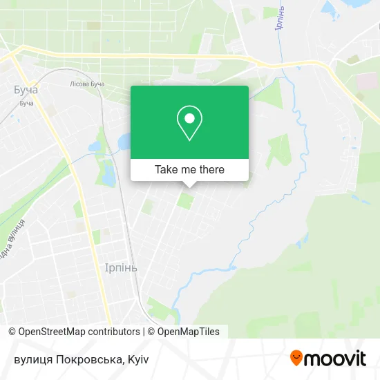 Карта вулиця Покровська