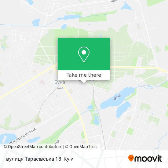 вулиця Тарасівська 18 map