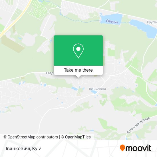 Карта Іванковичі