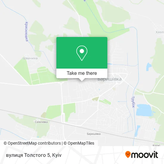 Карта вулиця Толстого 5