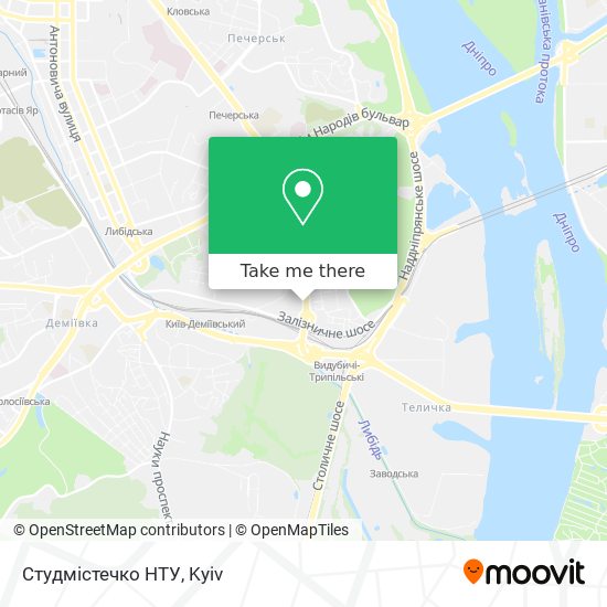 Студмістечко НТУ map