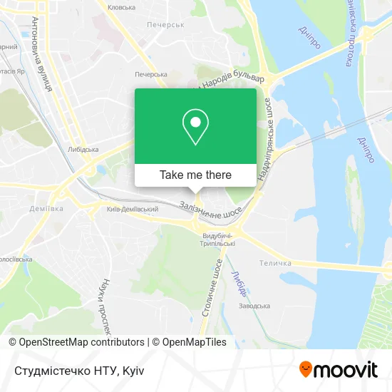Карта Студмістечко НТУ