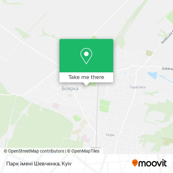 Парк імені Шевченка map