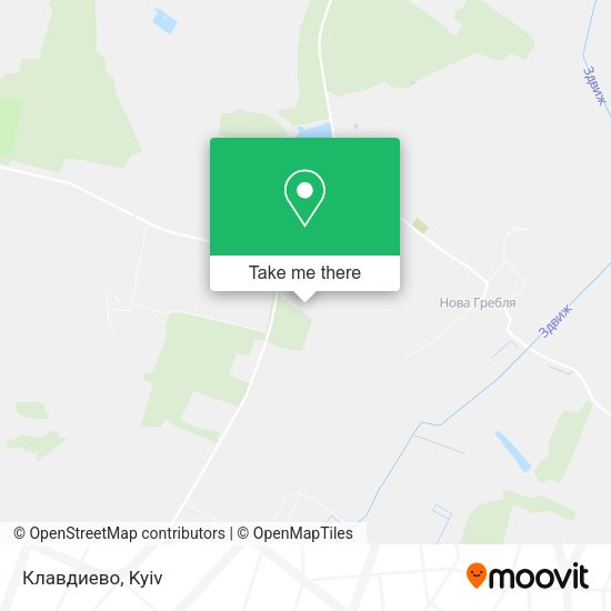 Карта Клавдиево