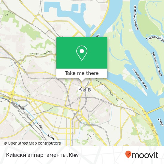 Киiвски аппартаменты map