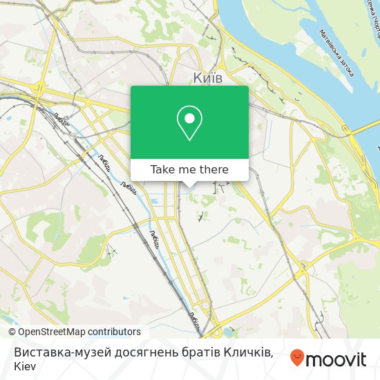 Виставка-музей досягнень братів Кличків map