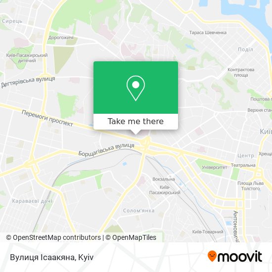 Вулиця Ісаакяна map