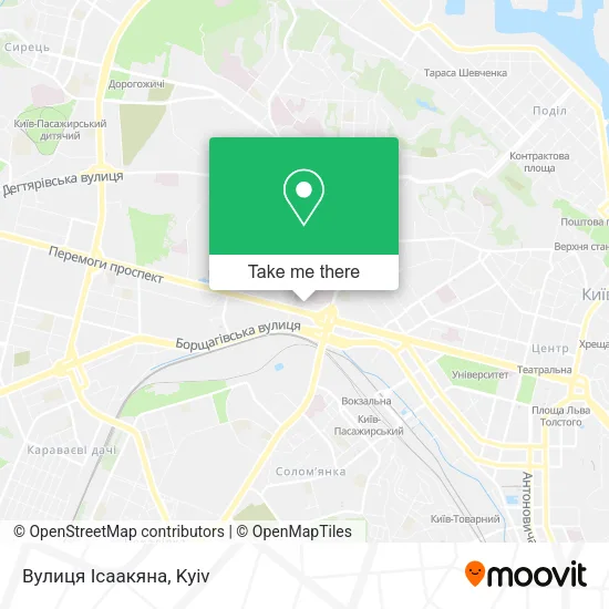 Вулиця Ісаакяна map