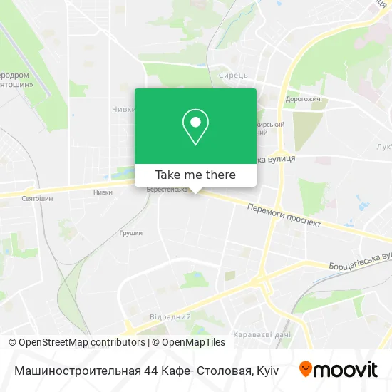 Машиностроительная 44 Кафе- Столовая map