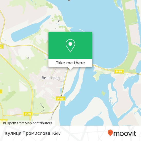 вулиця Промислова map