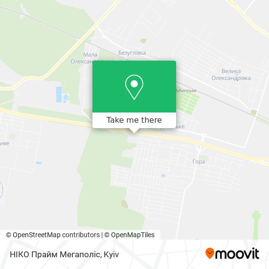 НІКО Прайм Мегаполіс map