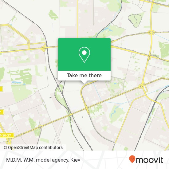 M.D.M. W.M. model agency map