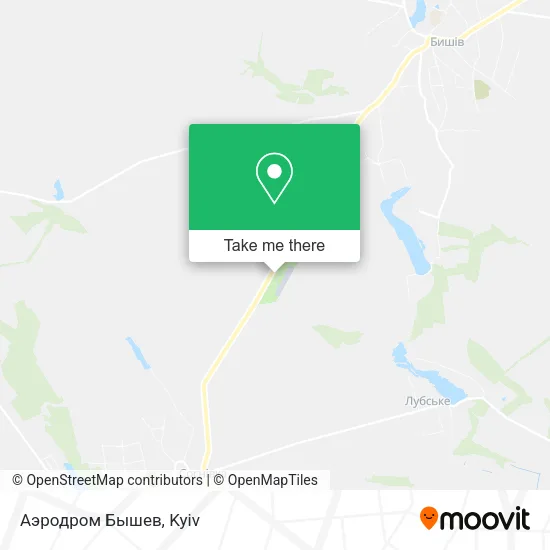 Карта Аэродром Бышев