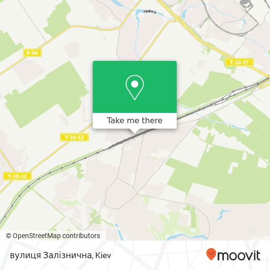 вулиця Залізнична map