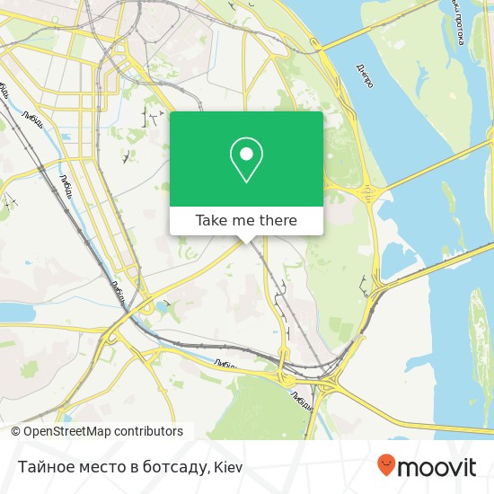 Тайное место в ботсаду map