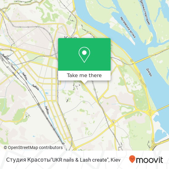 Студия Красоты"UKR nails & Lash create" map