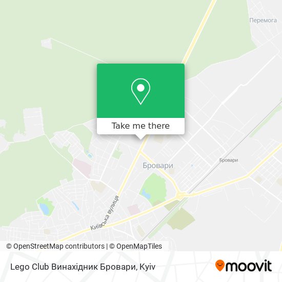Lego Club Винахідник Бровари map