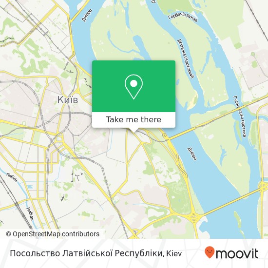 Посольство Латвійської Республіки map