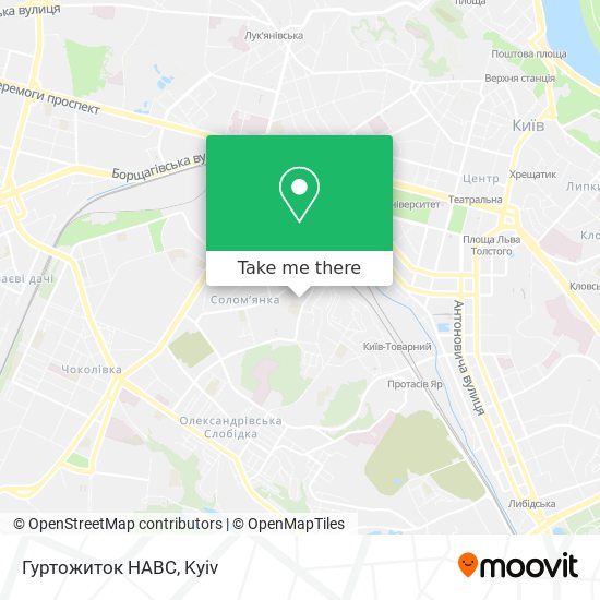 Гуртожиток НАВС map