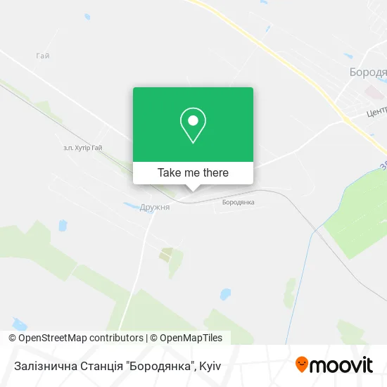 Залізнична Станція "Бородянка" map