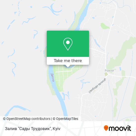 Залив "Сады Трудовик" map
