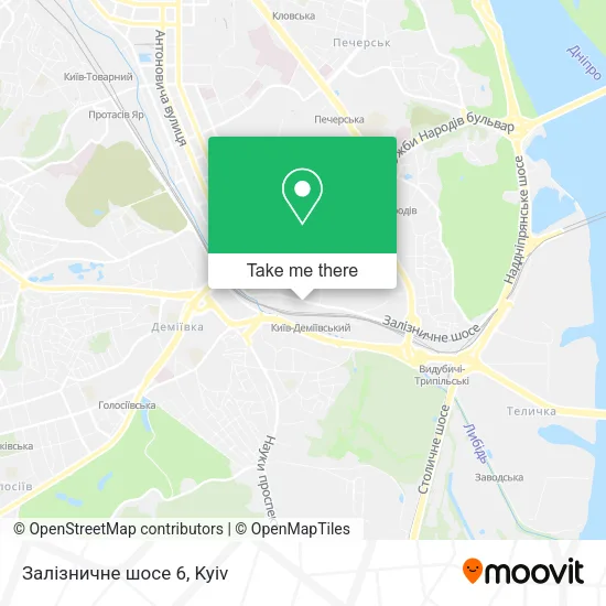 Залізничне шосе 6 map